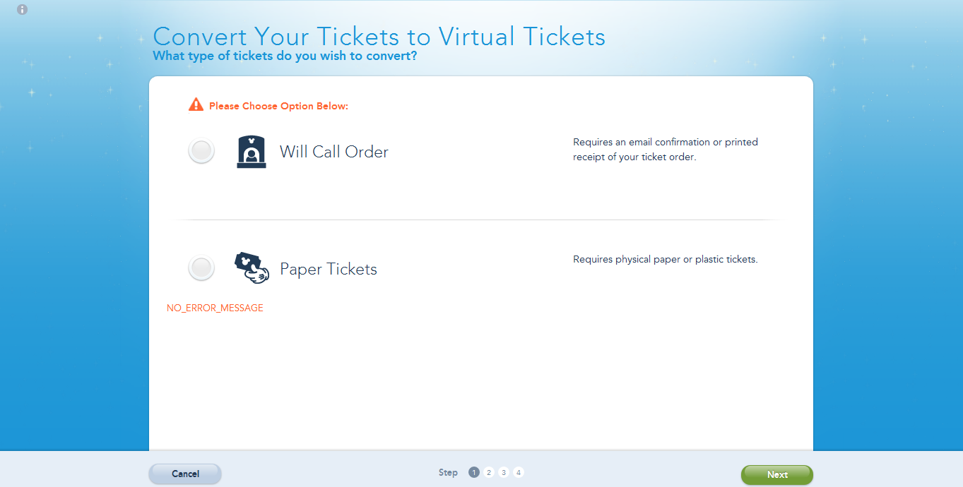 Tickerator main screen
